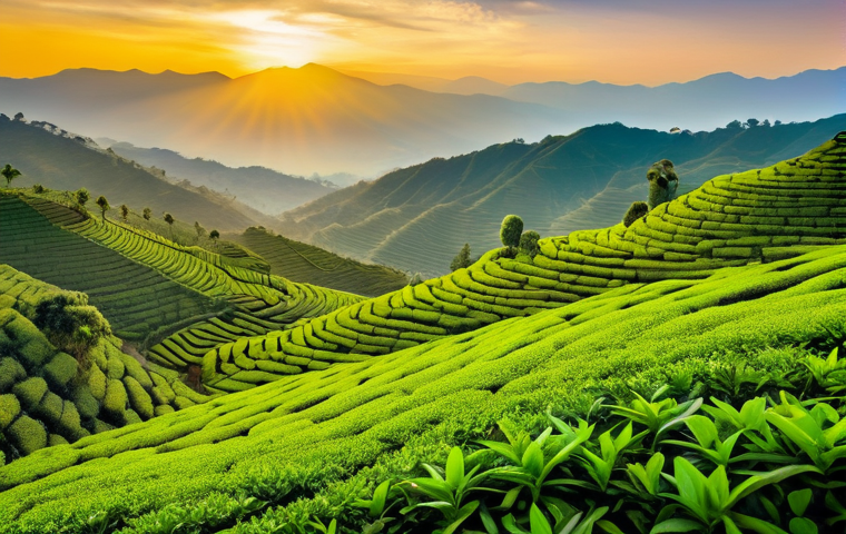 르완다의 주요 농업 산업 - **Prompt:** A group of strong and resilient Rwandan women farmers, of various ages, working together...