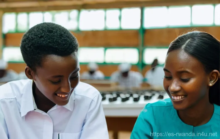 르완다에서의 고등 교육 - **Prompt 2: Digital Empowerment in Rwandan Classrooms**
A dynamic, medium-shot image inside a st... 르완다에서의 고등 교육 - **Prompt 2: Digital Empowerment in Rwandan Classrooms**
A dynamic, medium-shot image inside a st...